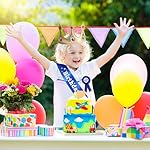Birthday Boy Sash Hat Button Pin Accessory, Birthday King Crown Party Set, Photo Props for Boys' Theme Party Decoration - Image 4