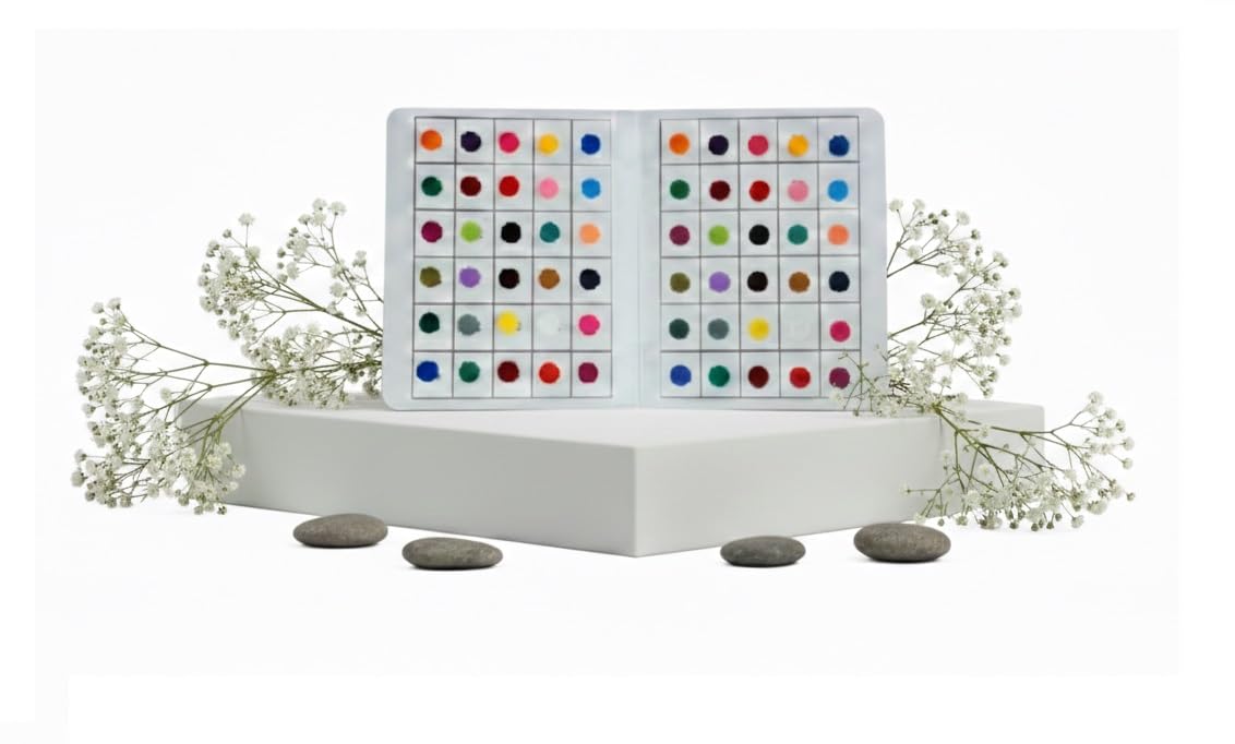 KULIA Round Bindi Pack of 6 Tattoos Stickers Women Bridal Bindi Forehead Tikka Face Sticker Indian Bindi Bollywood Stickers Party Mix Size Forehead Multi Dots Fashion Jewelry Face Jewels