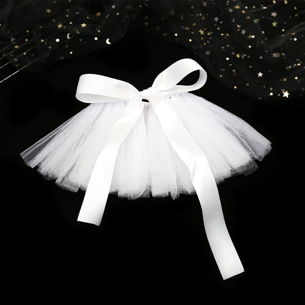 Set di 2 fiocchi di Natale tutù gonna per cani tulle costume