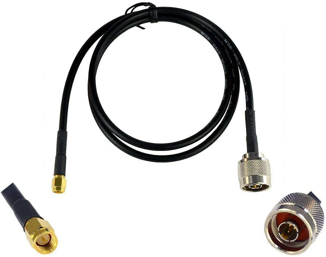 Sponsored Ad - 10 ft Low-Loss Coax Extension Cable (50 Ohm) - SMA Male to N Male 3G/4G/LTE/Ham/ADS-B/GPS/RF Radio to Antenna Lightning Arrester Use (Not TV WiFi)
