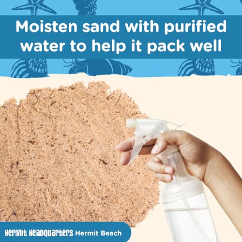 fluker39s all natural premium hermit crab sand substrate sand mixture with coconut fiber for hermit crab tanks 6 lbs