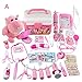 Cipliko Kit Medico per Bambini, 42 Pezzi Gioco di finzione per Ragazze, Kit Medico per Bambini - Kit Medico Giocattolo per Bambini, Gioco di finzione per Bambini, Regali per Feste di Compleanno