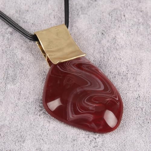 Leather Long Necklaces for Women Chunky Necklaces Boho Retro Pendant Necklace Adjustable Rope Women's Jewelry3