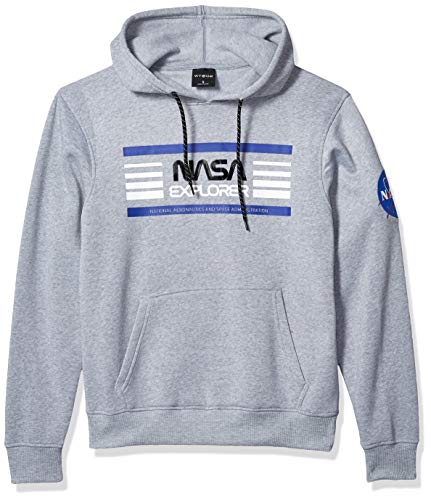 WT02 Men's NASA Collection Fleece Hooded Sweatshirt (Pullover, Fullzip),...
