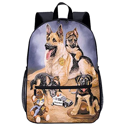 Sac à dos chien cartable enfant adolescent sac de mode adulte 3D 45cm