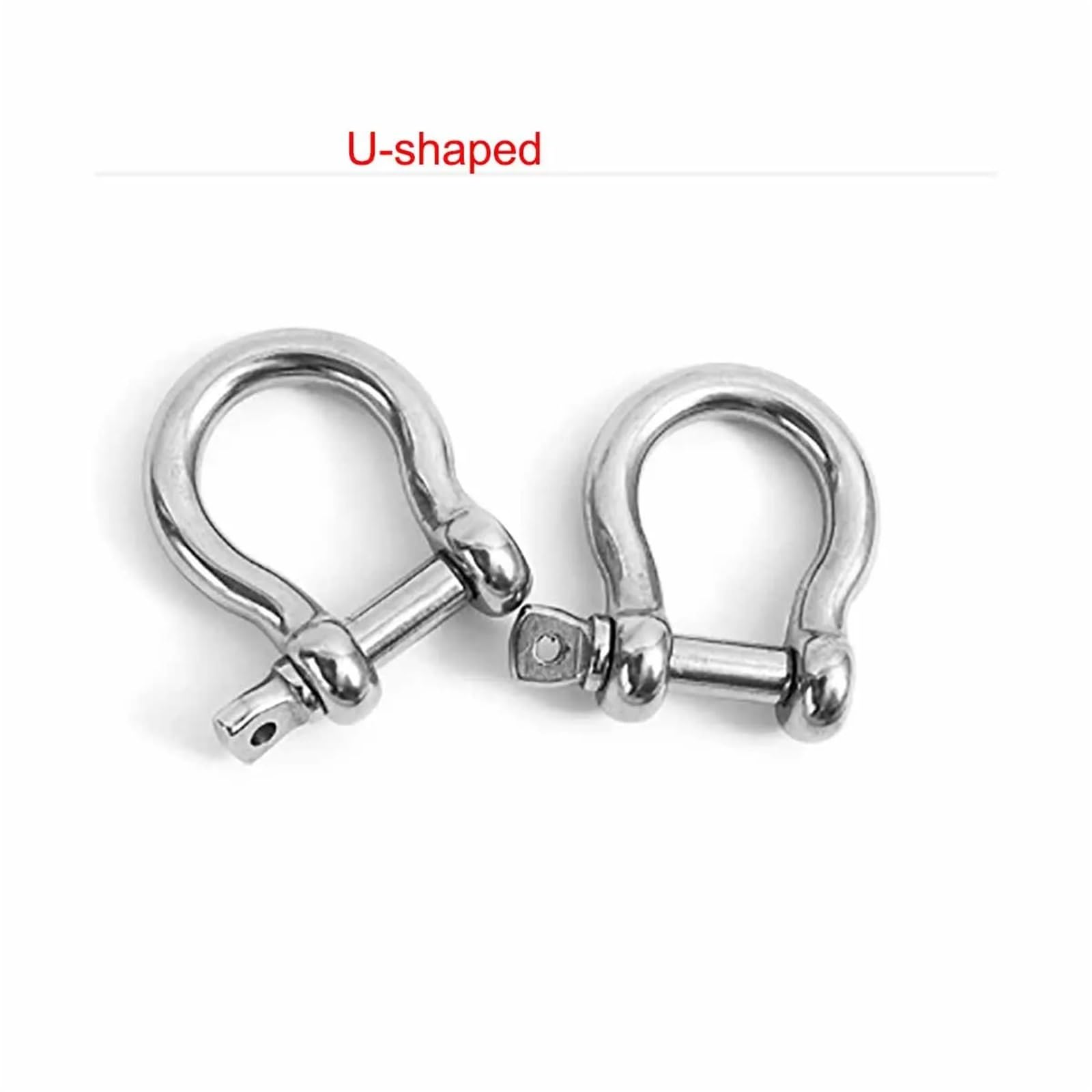 Grillete en Forma de D Anillo de elevación acero inoxidable 304, grillete tipo D, cadena cuerda alambre M4/M5/M6/M8/M10-M20(M20 D 1PCS)