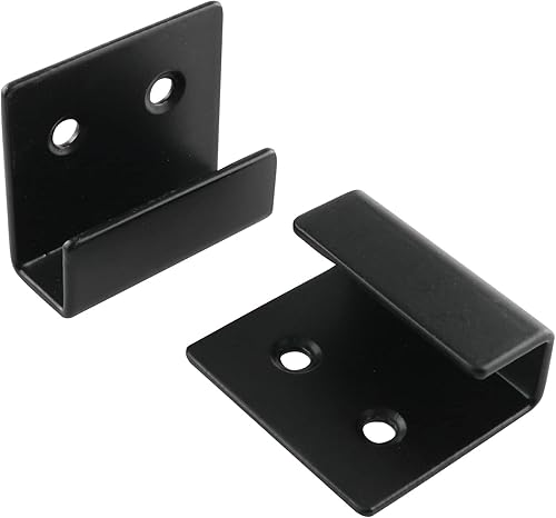 Miniatura 3 de 10pcs Acero Inoxidable Azulejo Cerámico Pantalla Colgante Código Con Tornillos De Montaje Negro Soporte De Sujetador De Pared