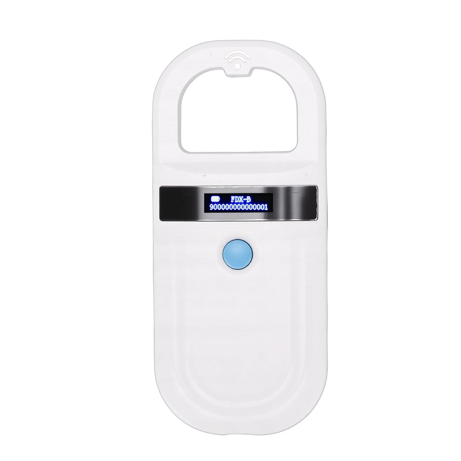 Sxhlseller Escáner de Etiquetas de Identificación de Animales |Lector de Microchip Portátil para Mascotas, Almacenamiento de Datos de 128 Registros, para Perros y Gatos con Pantalla OLED, Compatible