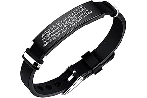 Adjustable Ayatul Kursi Quran Verse Bangle Bracelet: Nominal Protection for Devoted Believers