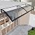 ZHANGQINGXIU Curved Window Door Canopy, Aluminium+Polycarbonate Transparent Outdoor Awning Water Rain Resist for Front Door Patio Balcony, Easy to Operate (Color : Clear, Size : 60x300cm)