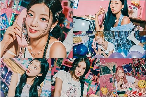 PURPLE KISS FESTA 1st Single Album Standard Version Mini CD+96p PhotoBook+1p Lyrics Pop-Up Card+1p Polaroid+1ea Ticket+1p Hologram Card+2p PhotoCard+1ea Frame
