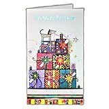 afie 15 – 6301 tarjeta despedida Feliz jubilación – regalo cajas Surprise Mot perro