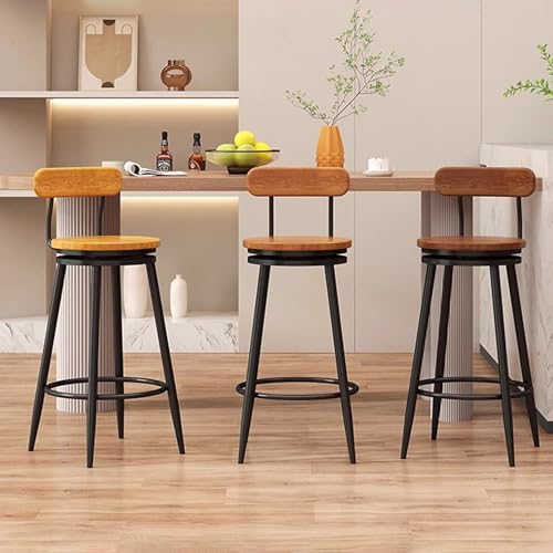 Chaises de bar pivotantes LiChA au design raffiné pour comptoir haut