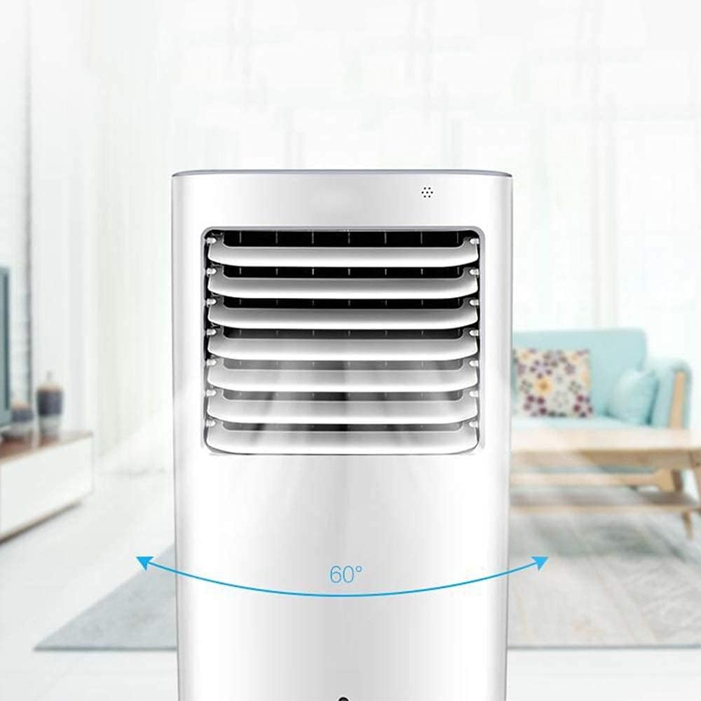 Pedestal Fans Evaporative Cooler, with Remote Control Portable Bladeless Air Cooler, Electric Fan&Humidifier, 7H Timing,LCD Display, 3 Modes Air Conditir for Indoor Home Office Dorms 55W