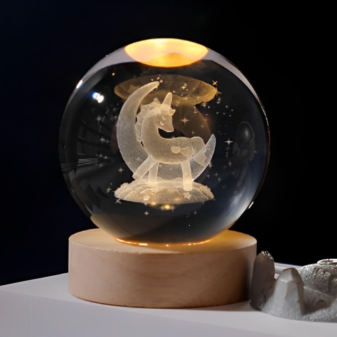 クリスタルユニコーン像 約13.8cm Amazon.co.jp: WAHOM 天然水晶ユニコーンクリスタル彫刻