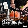 Barillio Black Bartender Kit 23-Piece Stainless-Steel Cocktail Shaker Set with Premium Acacia Stand | Martini Barware Mixing Tools for Home Bartending | Gift Set