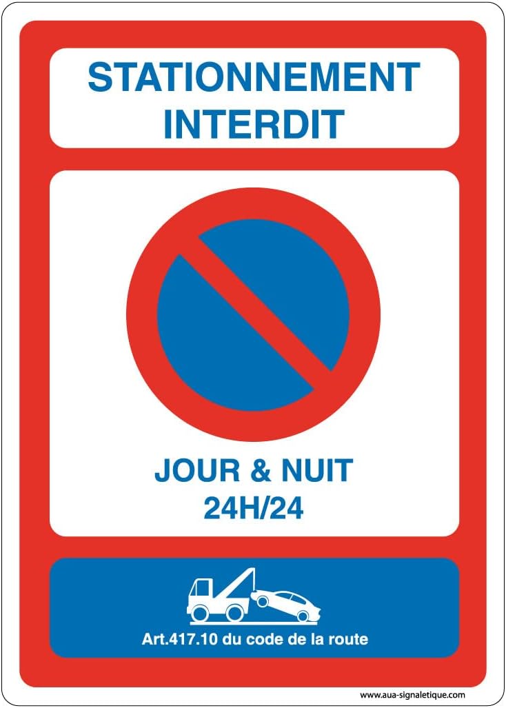 AUA SIGNALETIQUE 202146-AI-v-350x490 with Signal Sign, Multi-Coloured