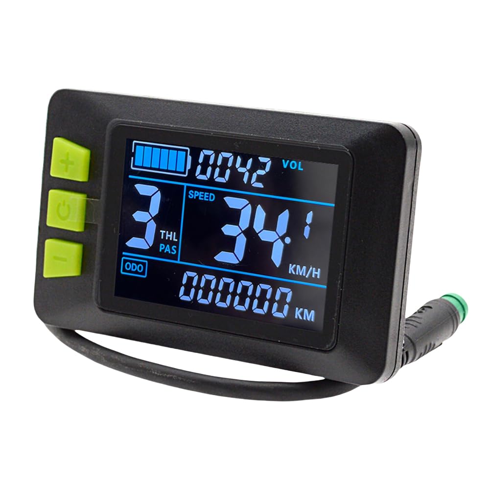 Pannello di controllo per bicicletta elettrica 24 V 36 V 48 V LCD tachimetro per monopattino esterno