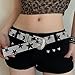 LJJINGXS Women's Studded Rhinestone Star Belt - Y2K Belt Style Cowgirls Fashion Accessory for Festivals and Gift