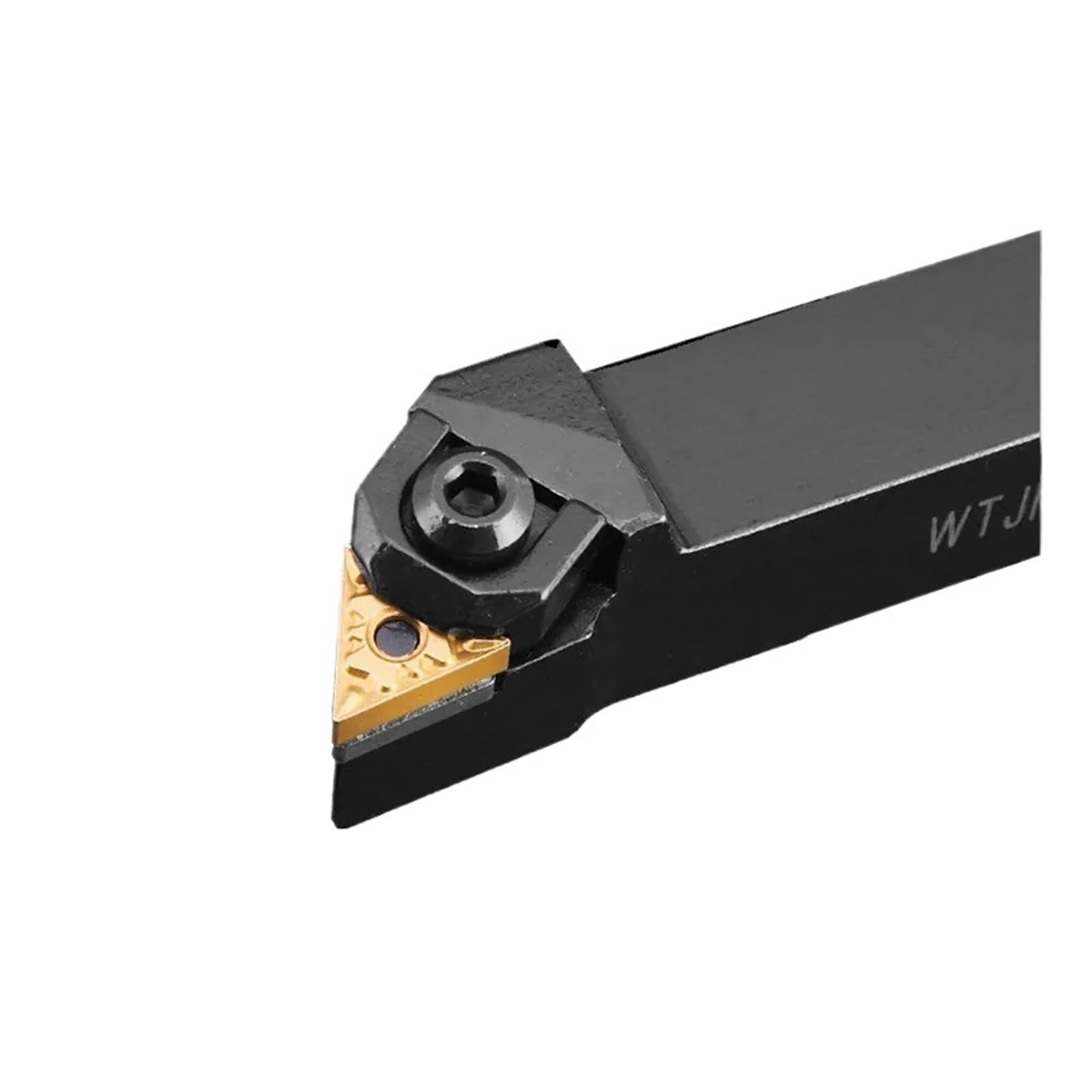 Portacuchillas para torno WTJNR2020K16 WTJNR 1616H16 WTJNR2525M16 Portaherramientas de torneado triangular externo TNMG Insertos de carburo Juego de herramientas de corte de torno(WTJNR2020K16)