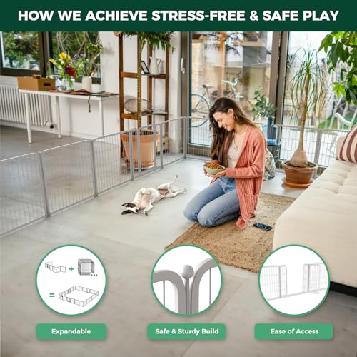 image for FXW Homeplus Unleashed Indoor Dog Playpen - Stress-Free and Safe Play,