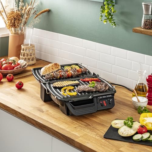 Tefal Gc 305012 Classic-Plancha Grill (2000 W, 2 Posiciones De CoccióN, Placas ExtraíBles Antiadherentes), Color Gris - 6