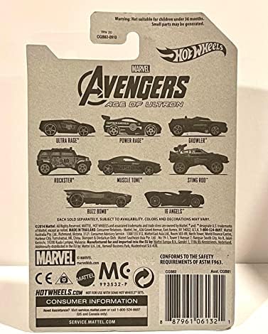 Hot Wheels Marvel Avengers Age of Ultron Captain America Power Rage 2/8 image 4