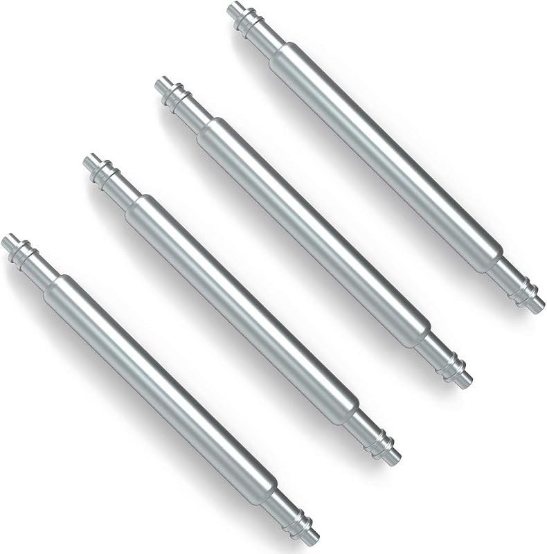 Watch Pins, 1.8mm Thickness Heavy Duty Spring Bar, 4 Pack Stainless Steel Watch Band Pins, 25mm