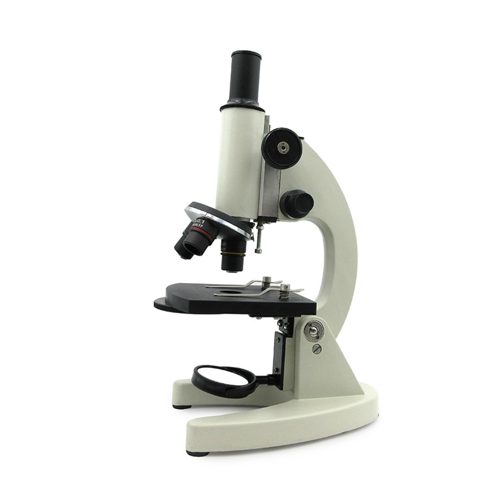 Microscopio óptico monocular for biología, idéntico a los Libros de Texto Secundaria, Ciencia for niños, Herramientas ampliamente utilizadas