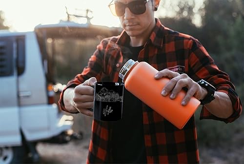 Vista 156 de TJ Originals - Taza de café Boston Massachusetts, regalo de taza de café de recuerdo de viaje turístico, taza de cerámica Skyline de 11 oz, taza