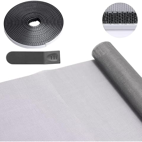 FLYZZZ Window Screen Mesh Kit 40''X 118'' Cover