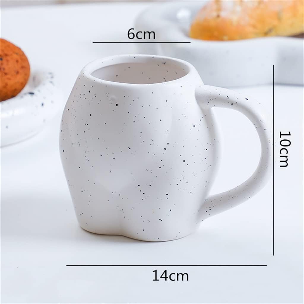 Ceramic cup milk coffee Mug abstract Body shapee Home Decoration(Onecolor)