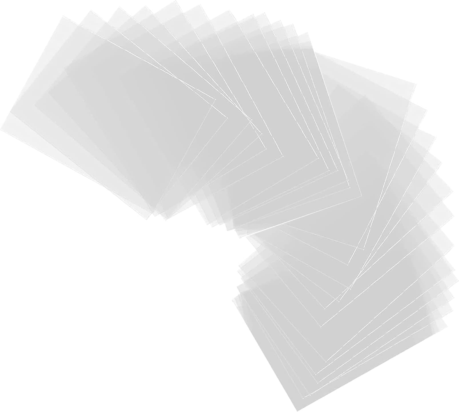 100Pcs Standard Card Sleeves,66 x 91mm Clear Deck Protectors Card