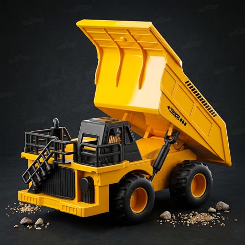 Image of Zest 4 Toyz Dumper Truck Toy for Kids Friction Power Construction Engineering Truck Dumper Push and Go Vehicle Toy for Toddlers