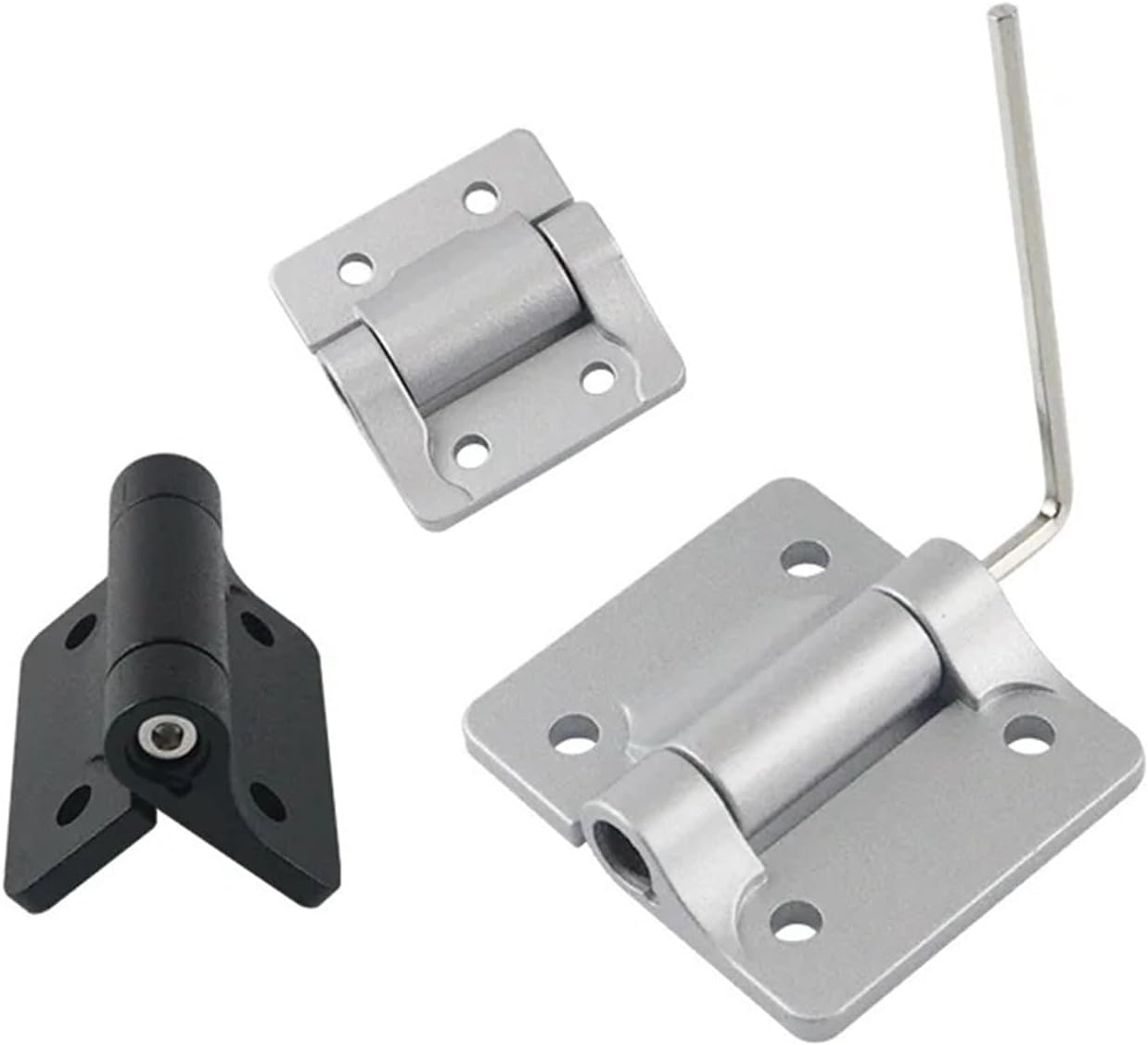 Adjustable Damping Hinge Torque Arbitrary Stop Positioning Device Zinc Alloy Hardware Accessories 1Pcs(Large 1.0-2.3N.m)