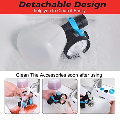 Aoben Paint Sprayer,750W Hvlp Spray Gun With 4 Nozzles,Electric Paint Gun With 1200Ml Container,Spray Paint Gun For Furniture, Cabinets, Fence, Garden Chairs, Walls, Diy Projects (Blue) #TOP5