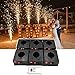 Mini MáQuina De Fuegos Artificiales FríOs De Fuente (Receptor De 4/6/8/12 Piezas),Sistema PirotéCnico De Bengalas De Boda Con Control Remoto InaláMbrico, Con Estuche,6pcs