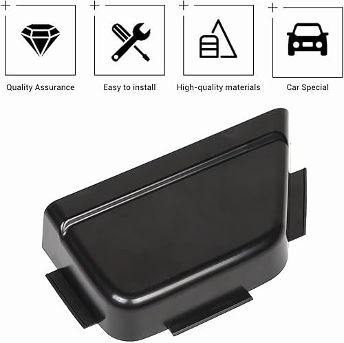 Miniatura 10 de Hoolcar Bolsillos de almacenamiento para puerta delantera, caja organizadora de inserción lateral de puerta, bolsillo de red de repuesto para Jeep