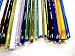 Devardi Glass Boro Rods, COE 33, Mixed Colors, 5 lbs borosilicate solid glass rods