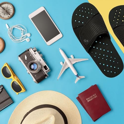 Showaflops Boys Black Slide, Color: Black/Black, Size: 13/1 (444-13/1)4