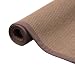 Pergamon Sisal Natural Alfombra Marrón Oscuro- Borde Marrón Oscuro - 9 tamaños