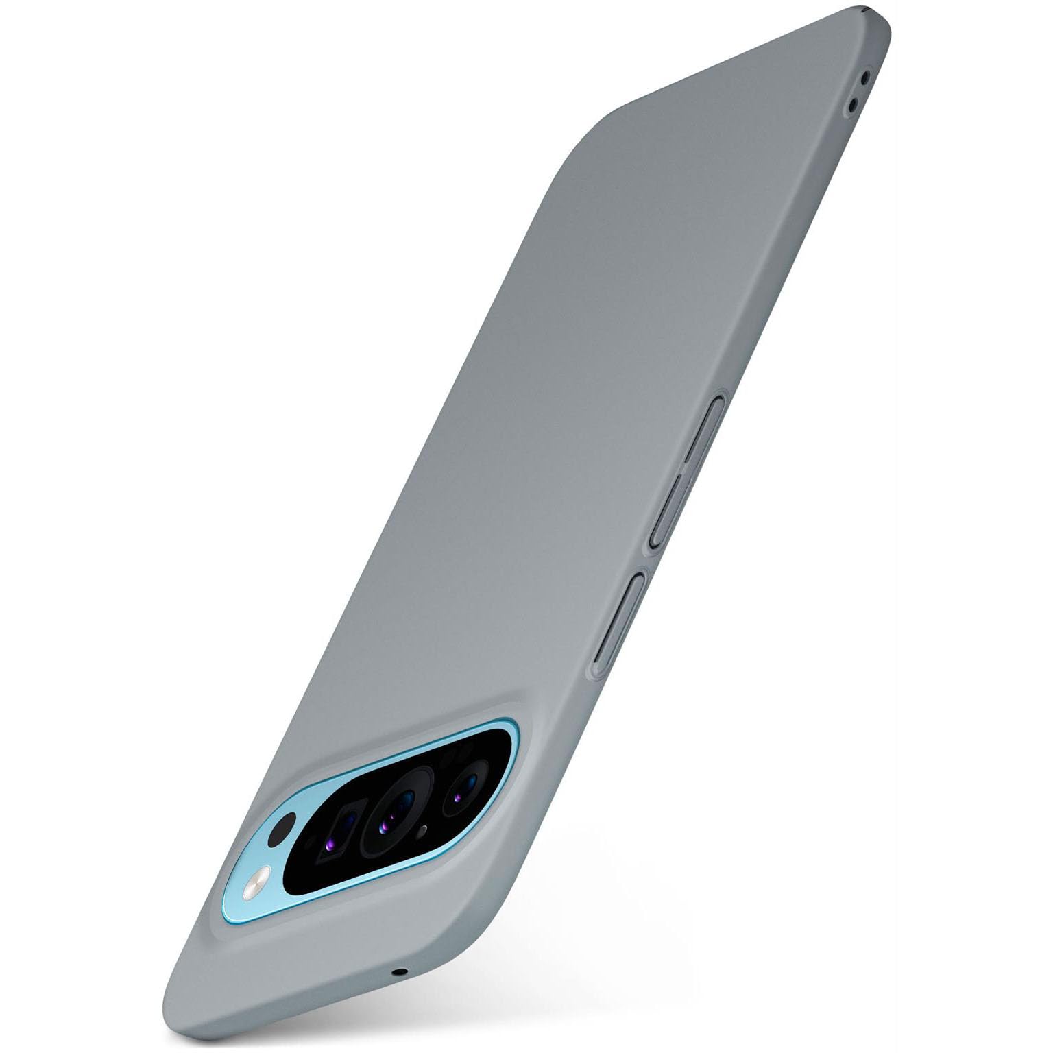 Funda Google Pixel 9 Pro moex Alpha Case carcasa rígida gris ligera de plástico 8