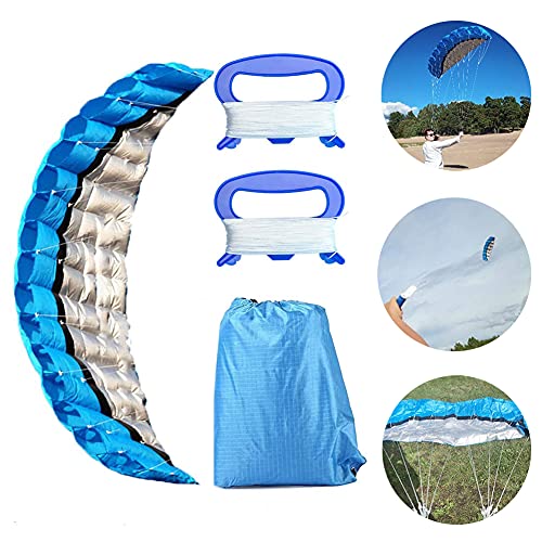 SunaOmni Fallschirmdrachen, Dual Line Parafoil Kite Outdoor Große Stunt Parachute Drachen mit 2 Griff 30m Linie für… - Image 6