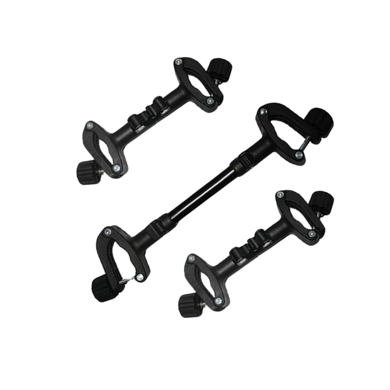 Hohopeti Conector Ajustable para Cochecito Gemelar Compatible con Sillas de Paseo Material de Precisión Desmontable para Cochecitos Dobles