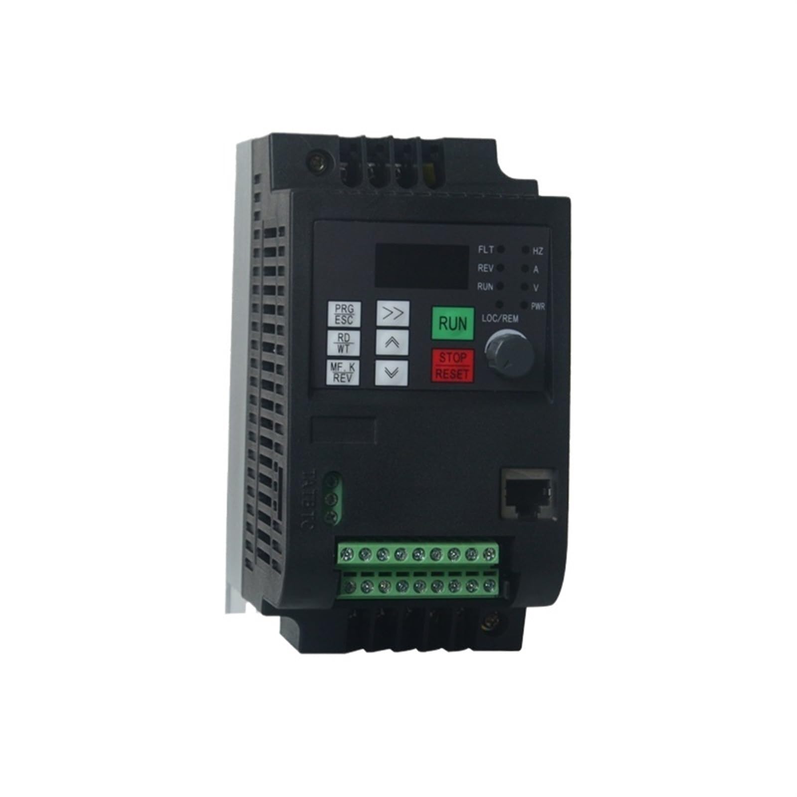 2RD58I8PM Converter 220v Single Phase Input to 380v Three Output 11kw 15HP VFD Variable Frequency Drive Inverter(1.5KW(Black))
