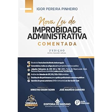 Capa do livro Nova lei de Improbidade Administrativa Comentada