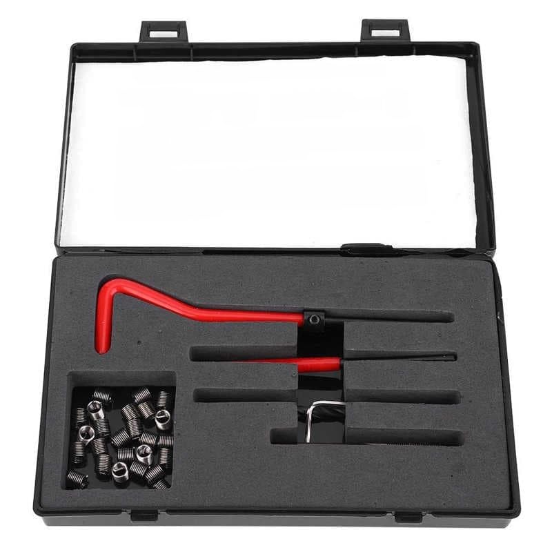 30PCS M5X0.8 Thread Repair kit Stainless Steel Twist Drill Wrench Thread Insert Thread Insert Set