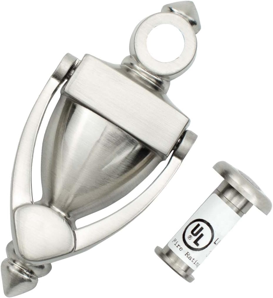 Bwintech 1 Pcs UL Listed Fire Proof Door Viewer,Solid Brass 200 Degree