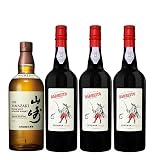 サントリーセット 山崎 ノンビンテージ ウイスキー 700ml 1本 マデイラ ミディアム・スイート 750ml 3本 山崎のみ箱つき