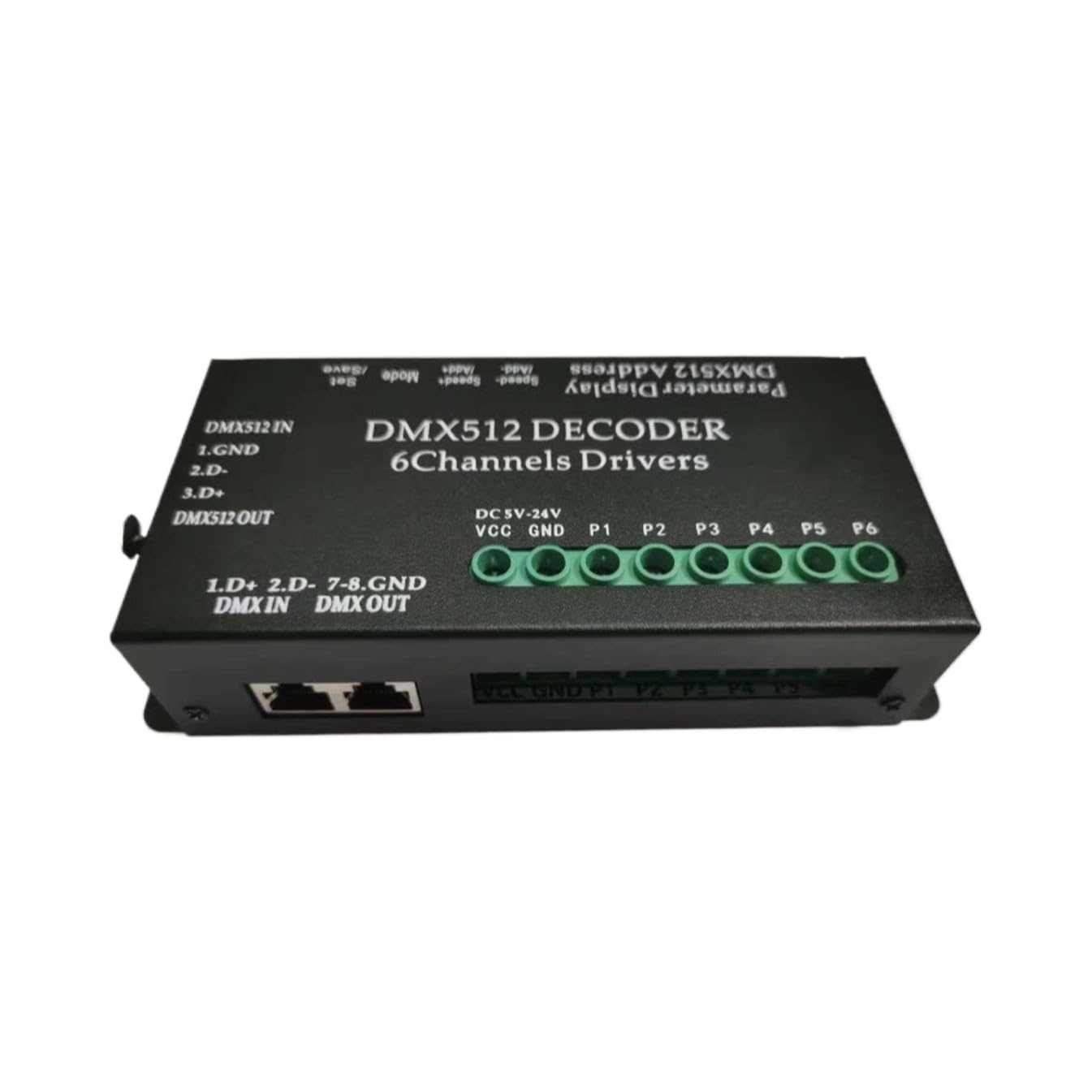 Décodeur de lumière Console Dimmer 6 variateur éclairage scène projecteur gradateur - 2